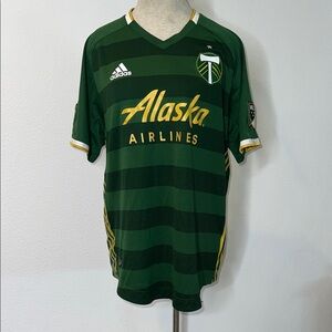 Adidas Portland Timbers 2019-2020 Primary Authentic Player Jersey